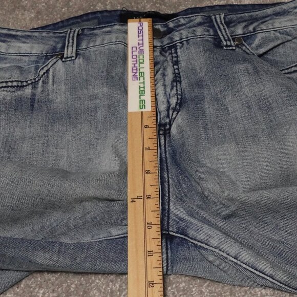 Liverpool Jeans Women's Size 12/31 Blue Denim Straight Mid Rise Workwear - Picture 12 of 13